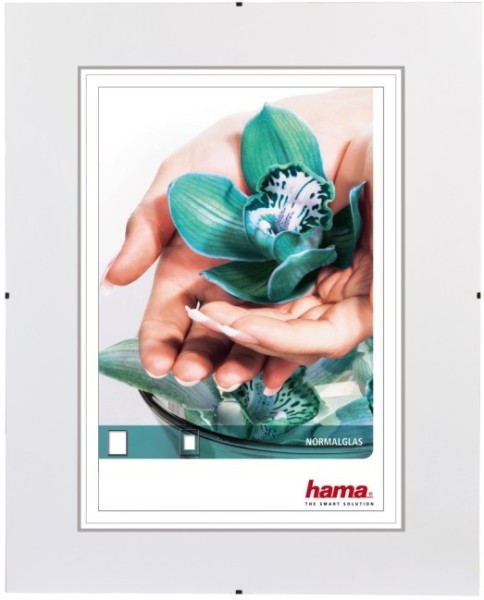 Rahmenloser Bildhalter Hama Clip-Fix Normalglas