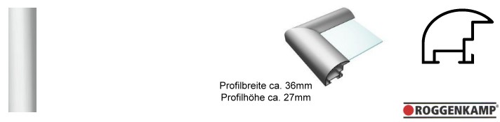 Aluminiumrahmen Profil B (Roggenkamp)