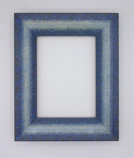Leerrahmen hellblau/dunkelblau schattiert 18,5 x 24,5 cm Falzmaß