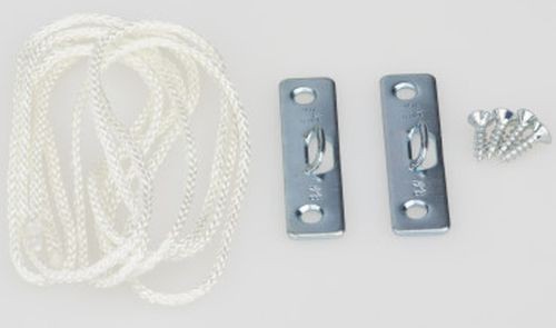 Bildaufhänger Seilaufhängung für Bilderrahmen klein 2x2 Schrauben